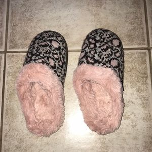 Pink Fluffy Slippers